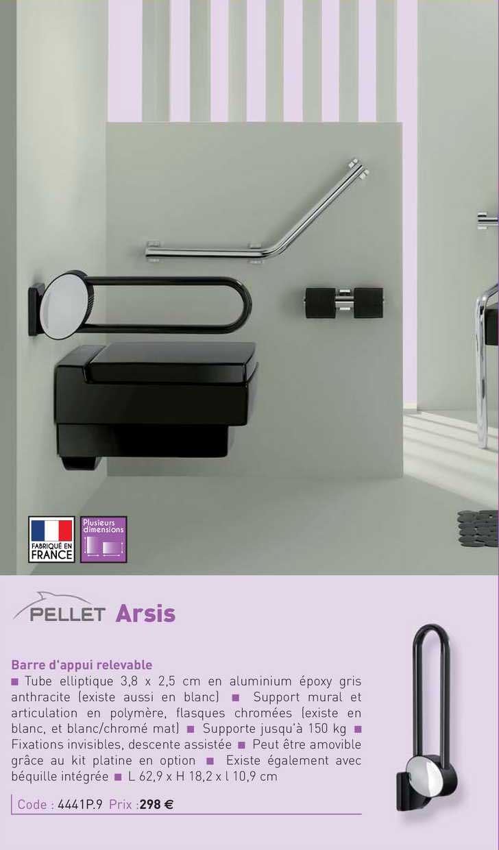 barre d'appui relevable arsis pellet
