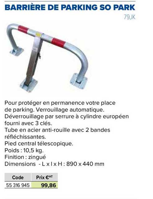 barrière de parking so park