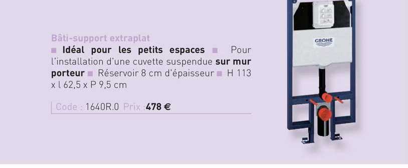 bâti-support extraplat