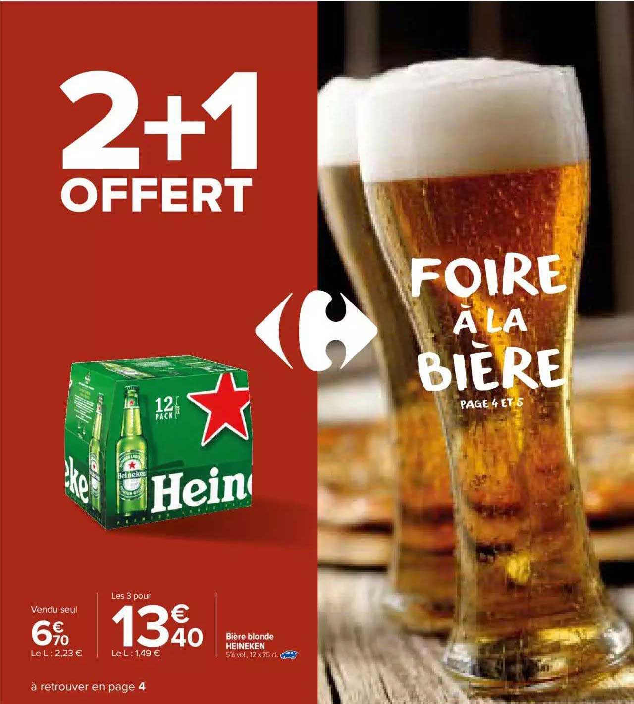 Bière Blonde Heineken