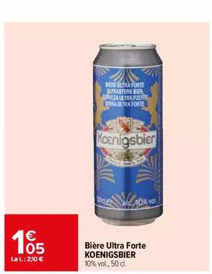 Bière Ultra Forte Koenigsbier