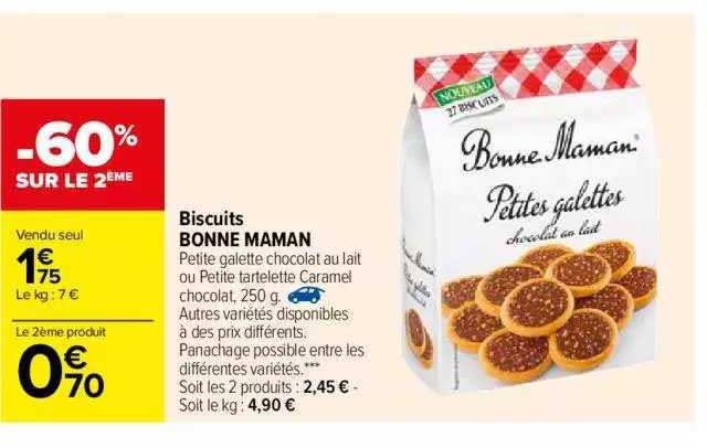 biscuits bonne maman