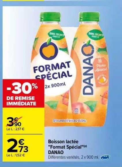 boisson lactée "format spécial" danao