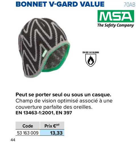 bonnet v-gard value