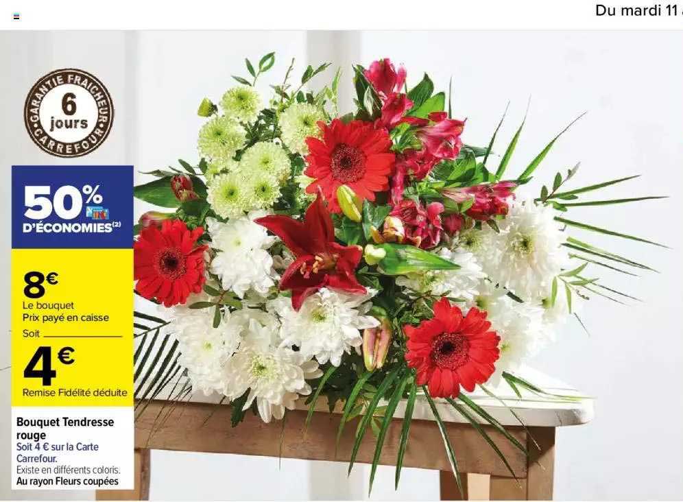 bouquet tendresse rouge