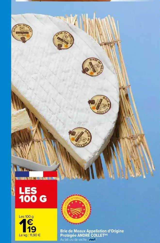 brie de meaux appellation d'origine protégée andré collet