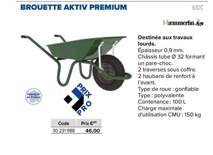 brouette aktiv premium