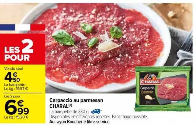 Carpaccio Au Parmesan Charal