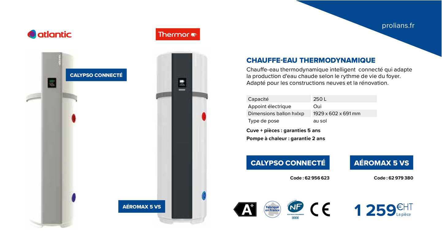 Chauffe-Eau Thermodynamique