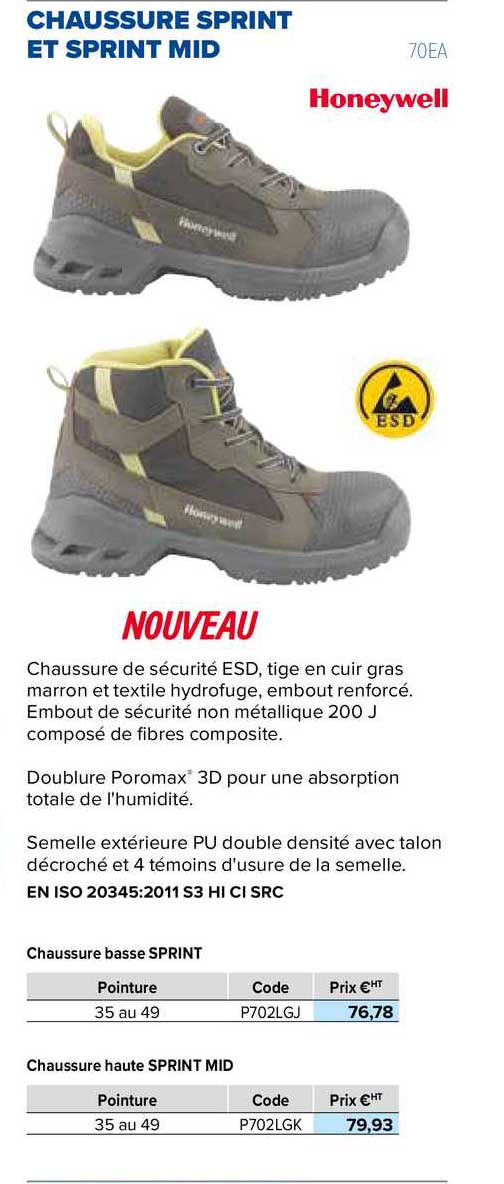chaussure sprint et sprint mid