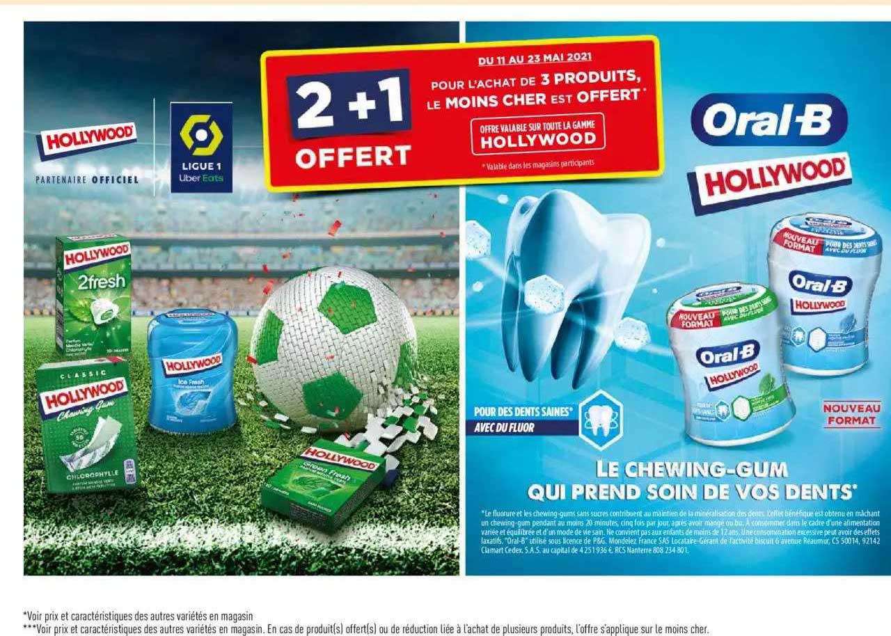 chewing-gum oral-b, hollywood