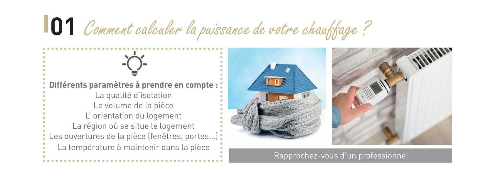 comment calculer la puissance de votre chauffage ?