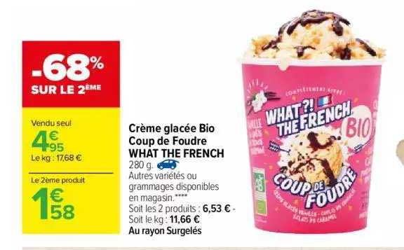 crème glacée bio coup de foudre what the french
