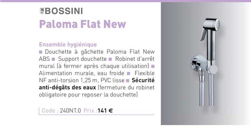 ensemble hygiénique paloma flat new bossini