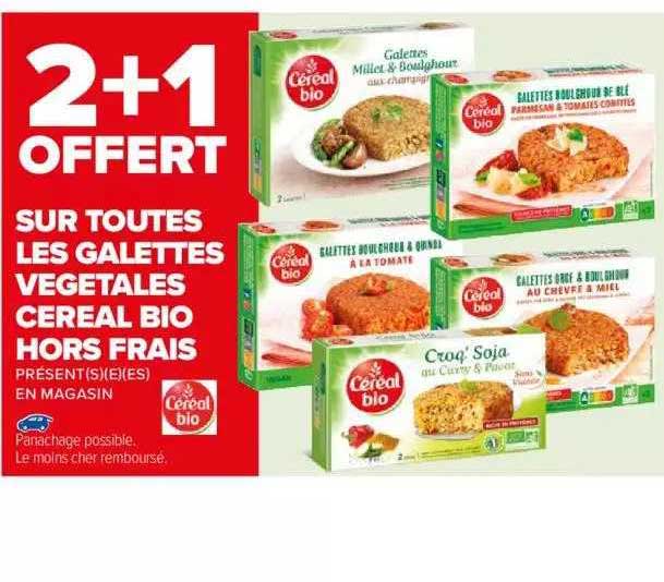 Galettes Végétales Céréal Bio Hors Frais