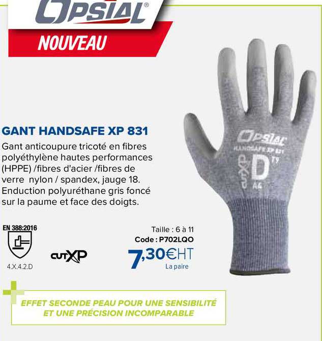 gant handsafe xp 831