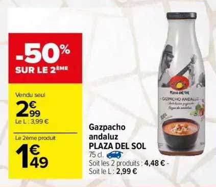 Gazpacho andaluz Plaza Del Dol