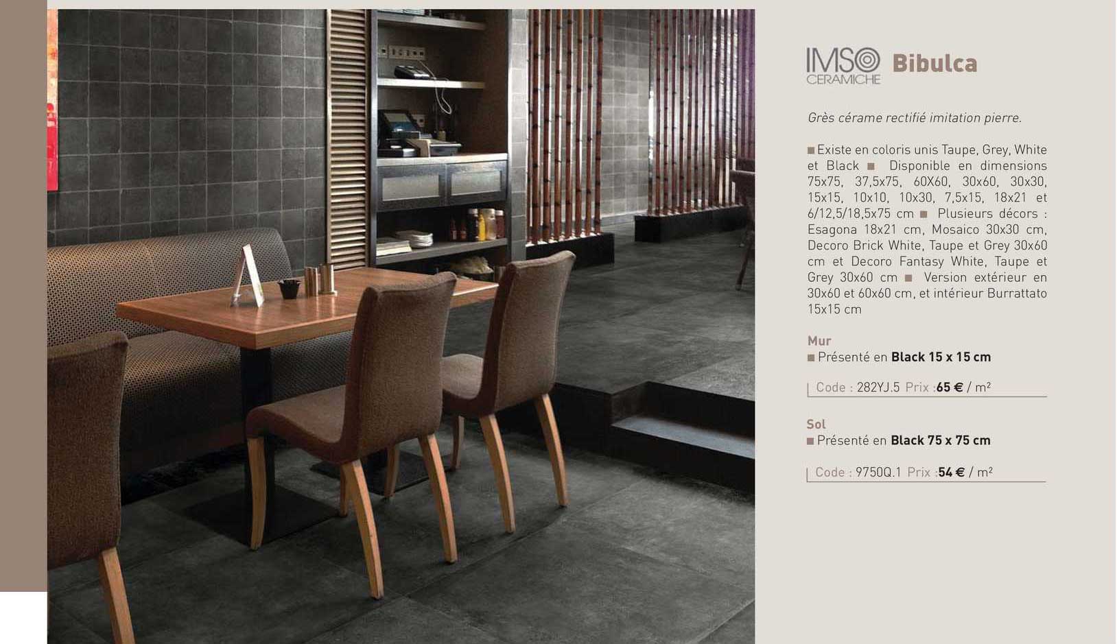 grès cérame bibulca imso