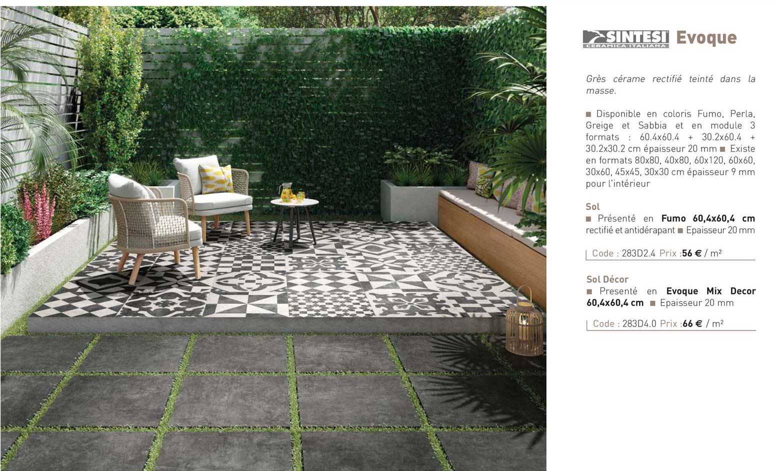 grès cérame évoque sintesi