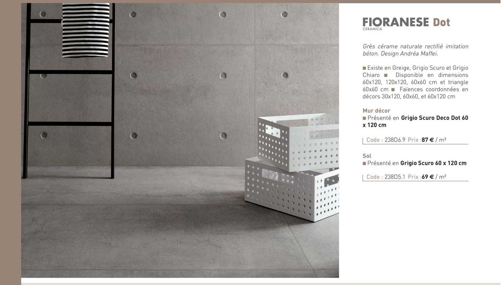 grès cérame naturale dot fioranese