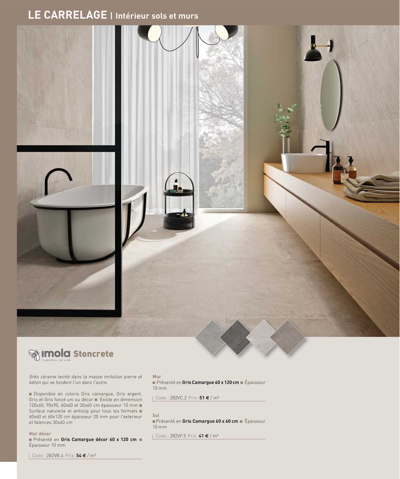 grès cérame stoncrete imola