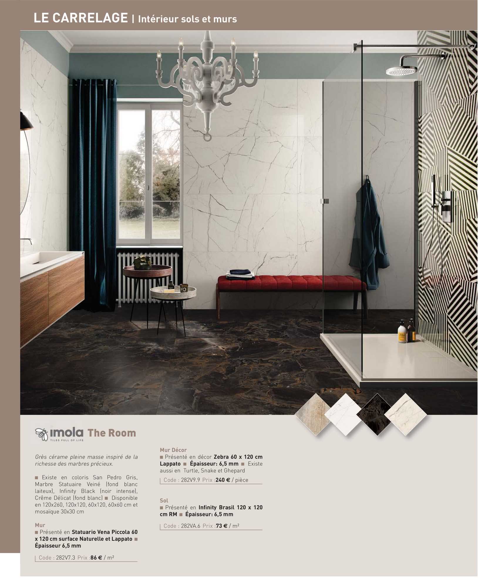 grès cérame the room imola