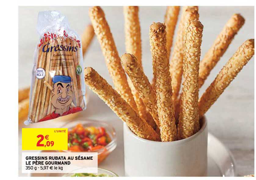 gressins rubata au sésame le père gourmand