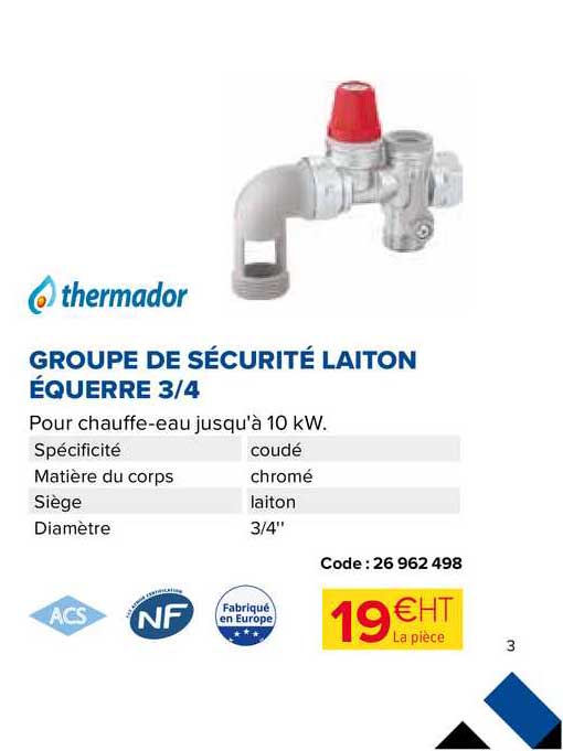 Groupe De Securite Laition Equerre 3-4