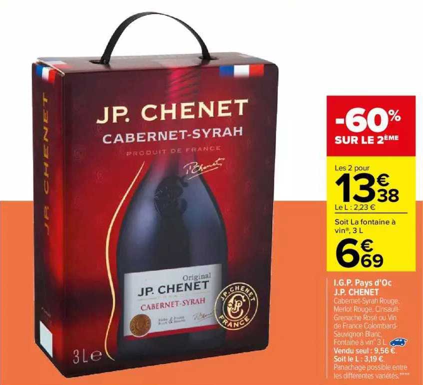 i.g.p. pays d'oc j.p. chenet