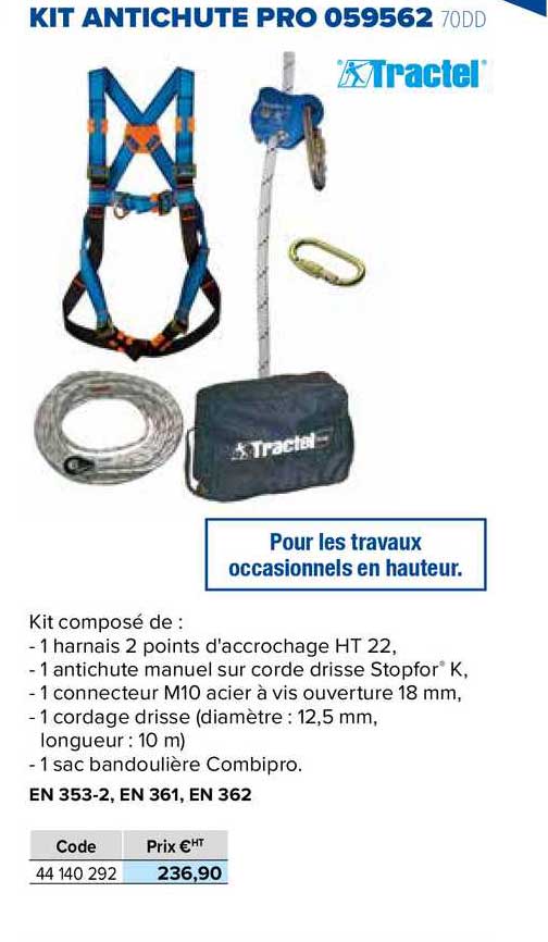 kit antichute pro 059562