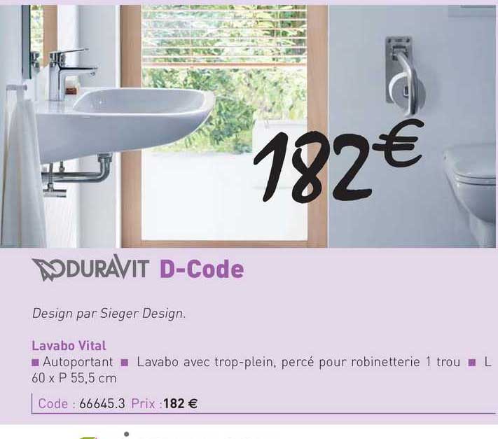 lavabo vital d-code duravit