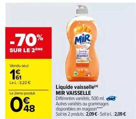Liquide Vaisselle Mir Vaisselle