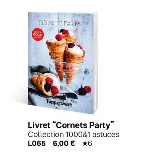 livret "cornets party"