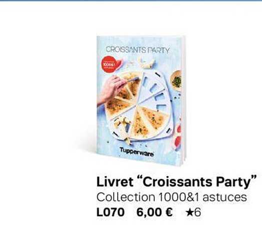 livret "croissants party"