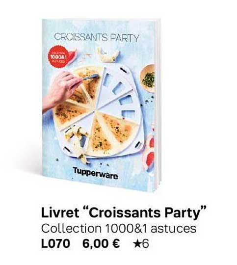 livret "croissants party"