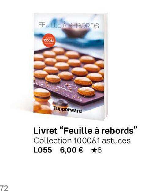 livret "feuille à rebords"