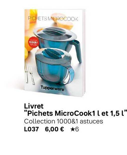 livret "pichets microcook 1l et 1,5 l"