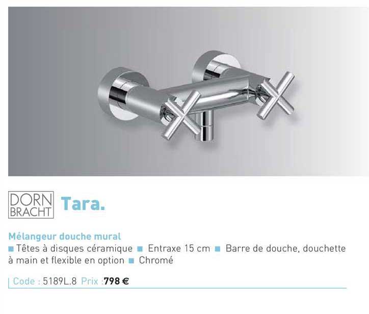 mélangeur douche mural tara dornbracht
