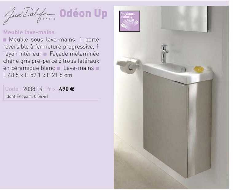 meuble lave-mains odéon up jacob delafon