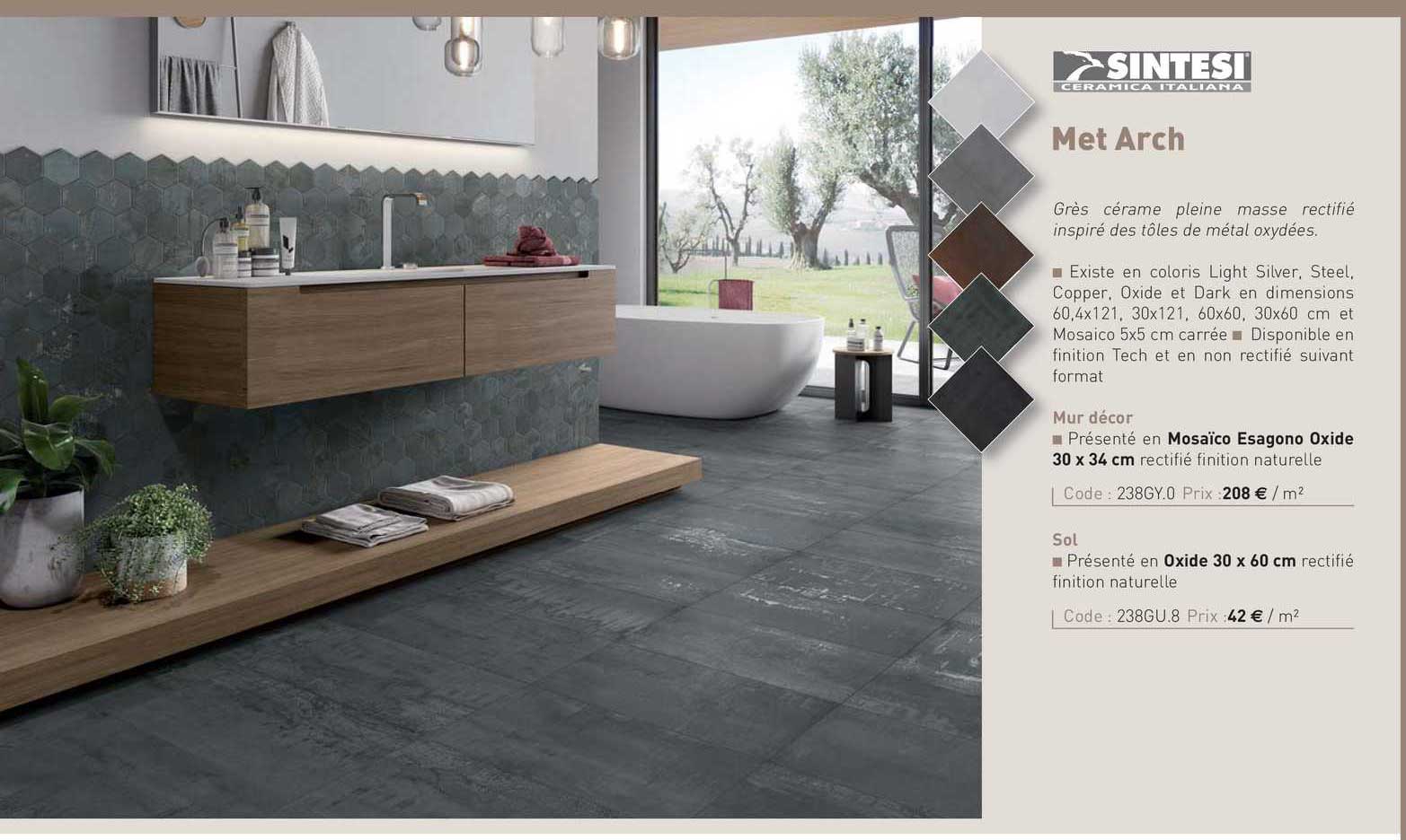 Mur Décor, Sol Met Arch Sintesi