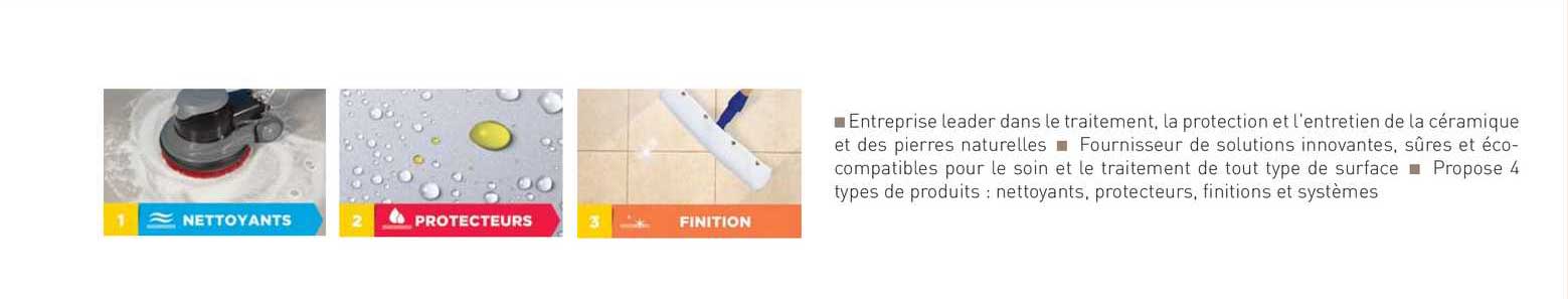 nettoyants, protecteurs, finition