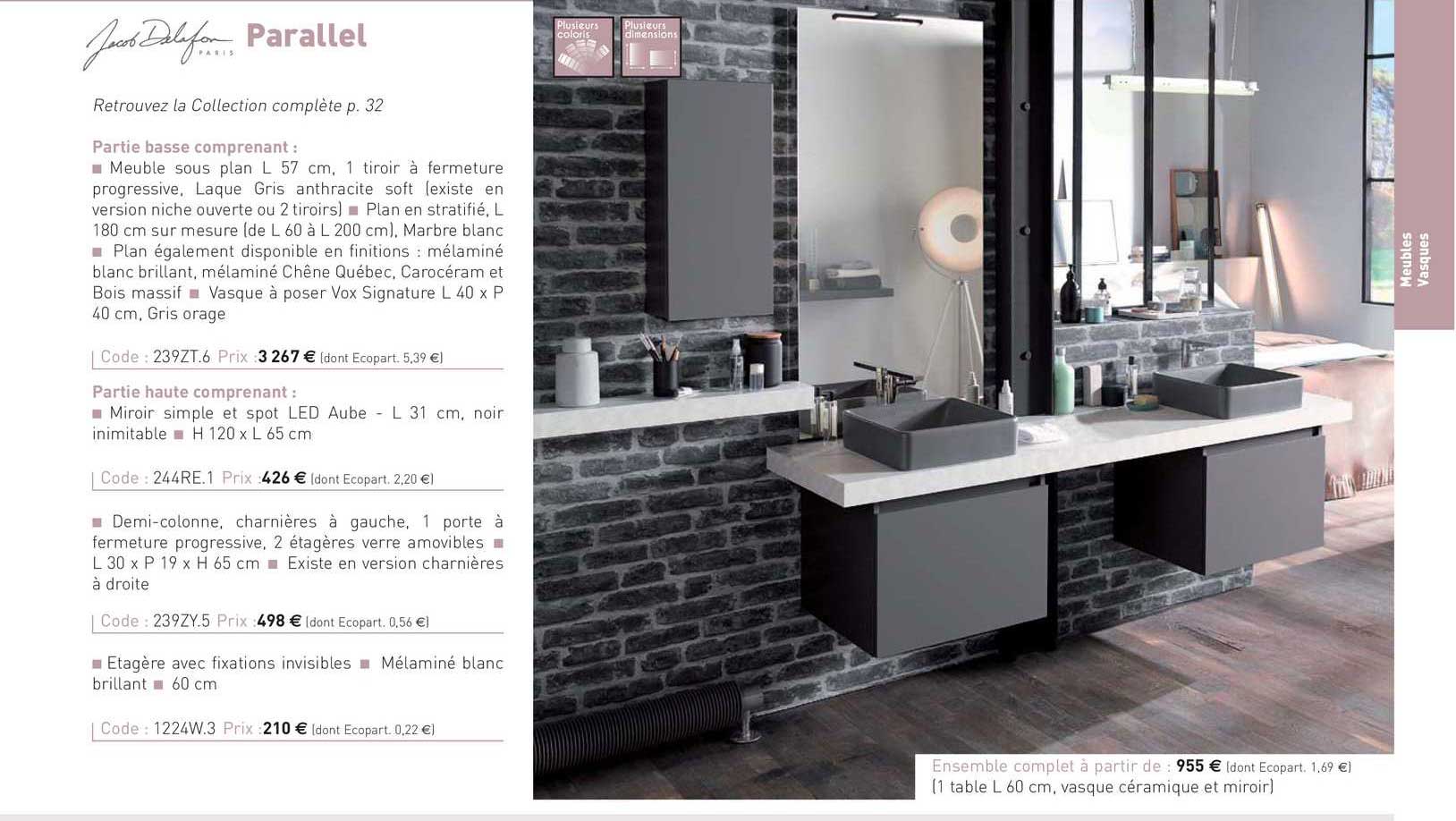 parallel jacob delafon