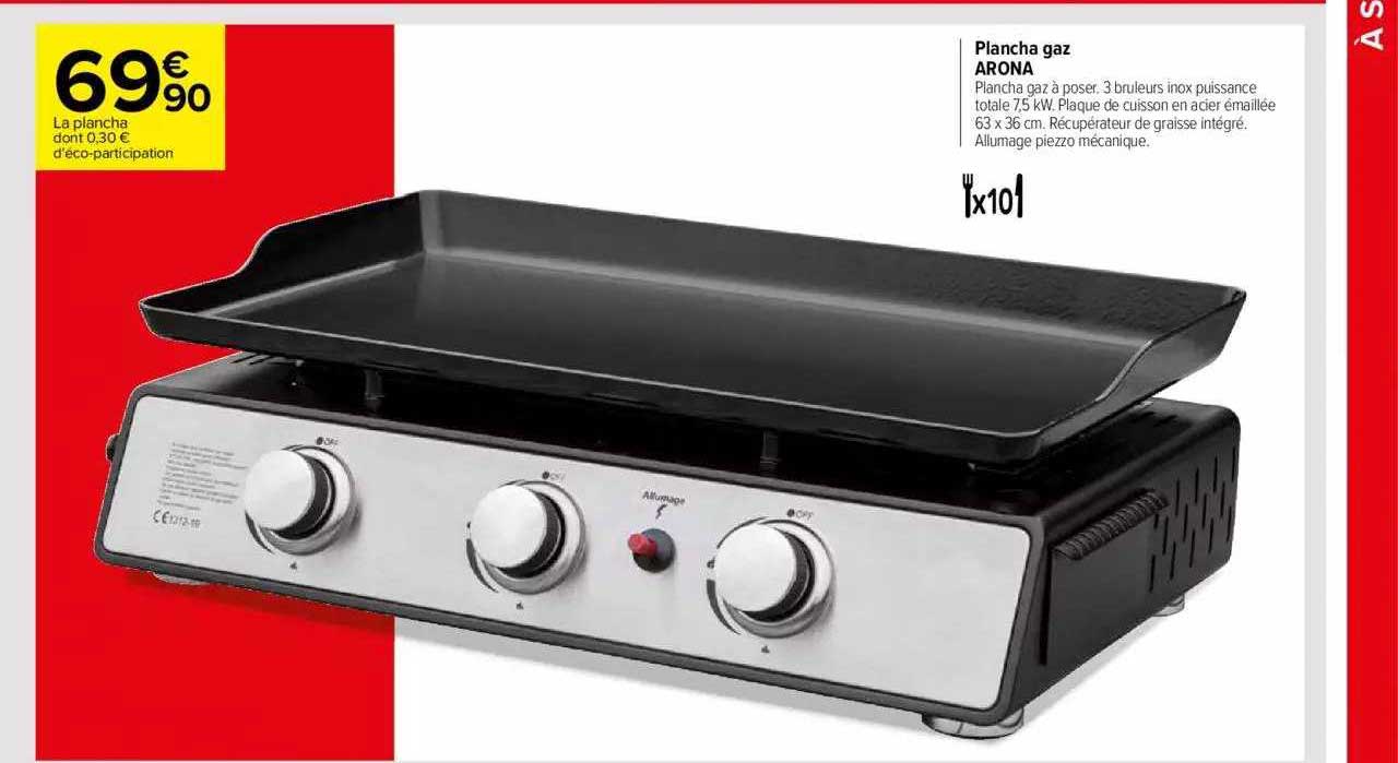 Plancha Gaz Arona