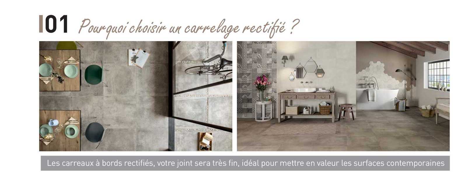 pourquoi choisir un carrelage rectifié ?