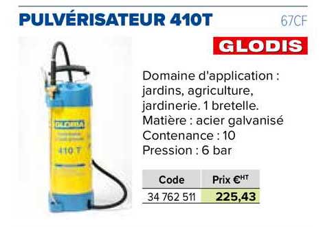 Pulvérisateur 410t Glodis