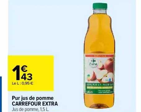Pur Jus De Pomme Carrefour Extra