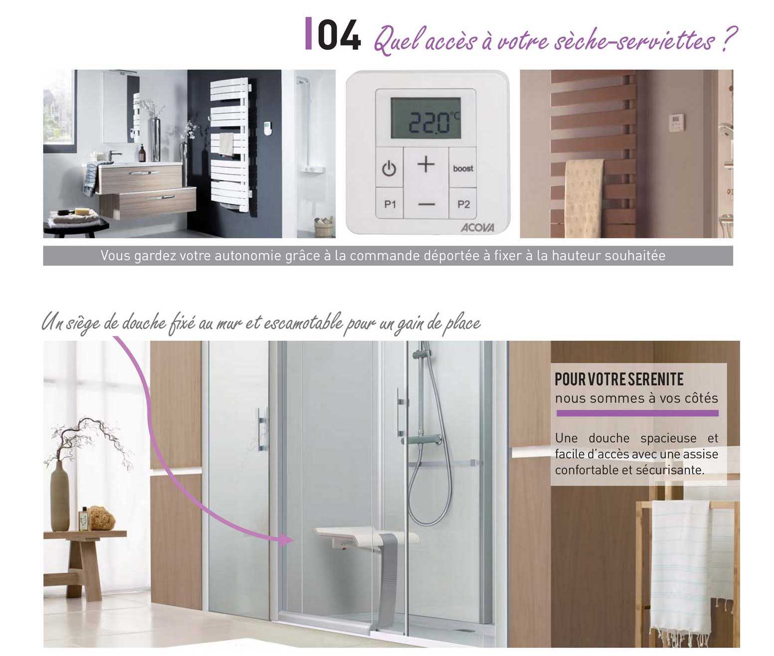 quel accès à votre sèche-serviettes ?