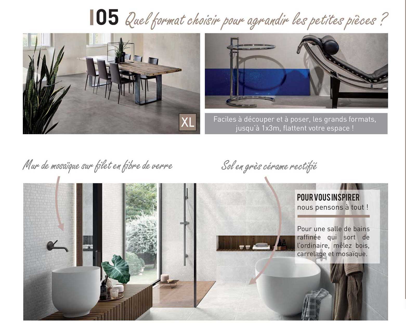 quel format choisir pour agrandir les petites pièces ?