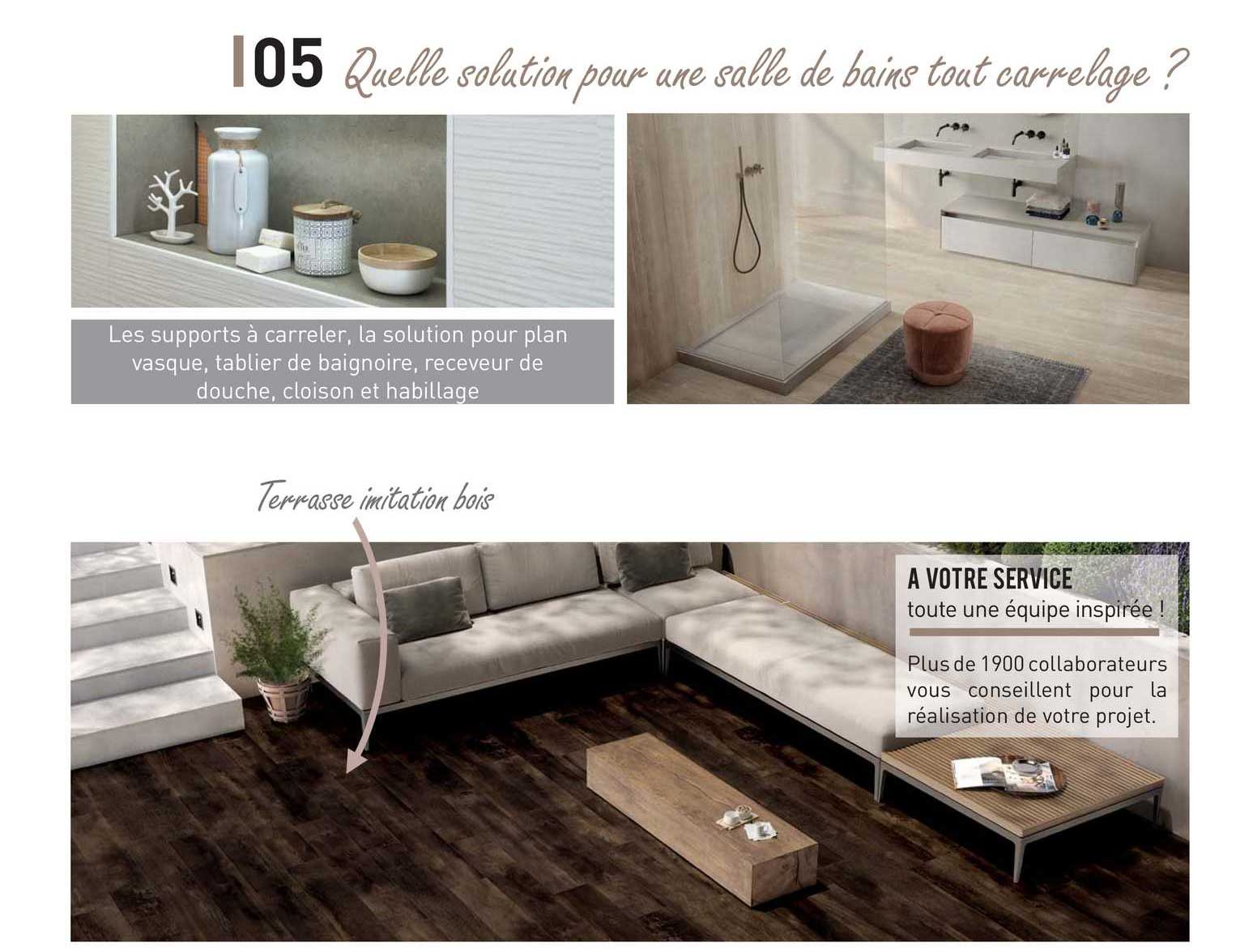 quelle solution pour une salle de bains tout carrelage ?