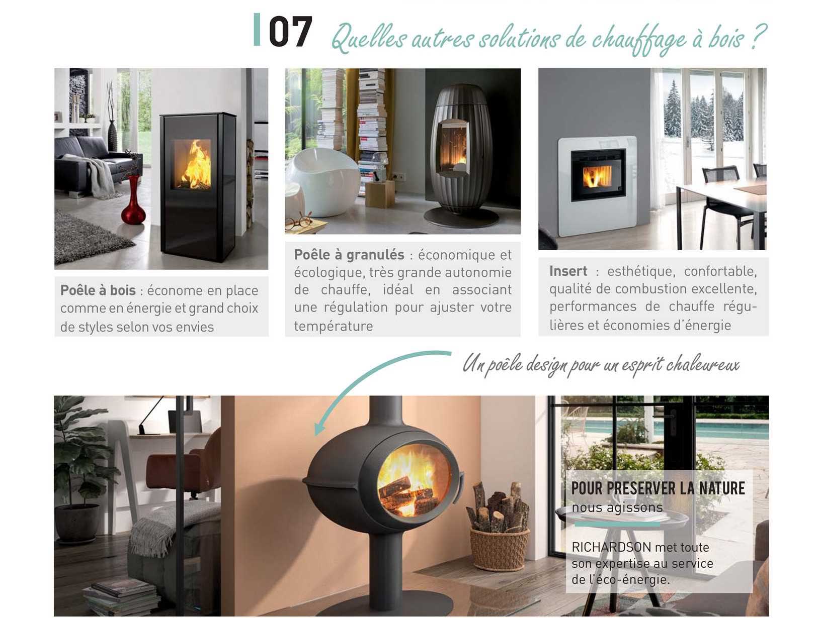 quelles autres solutions de chauffage à bois ?